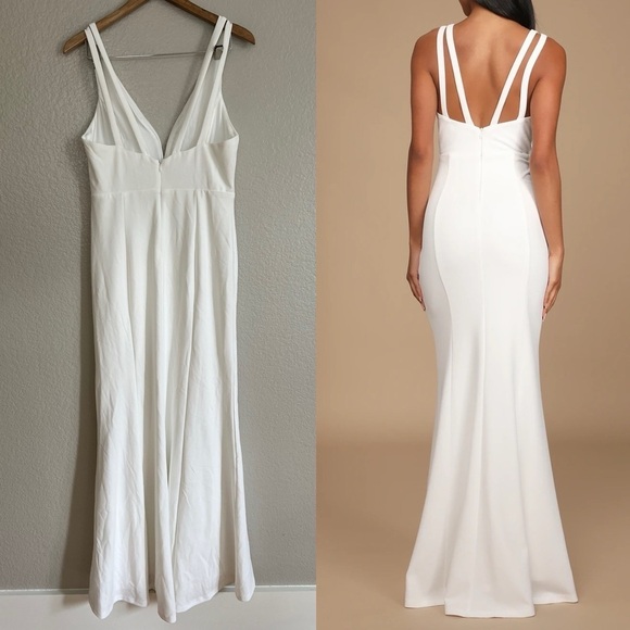 Love Galore White Mermaid Maxi Dress - Picture 2 of 7